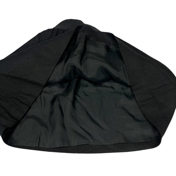 J. Crew Factory Mini Skirt Bungalow Black Recycled Wool Blend Women's 2 - Picture 9 of 9